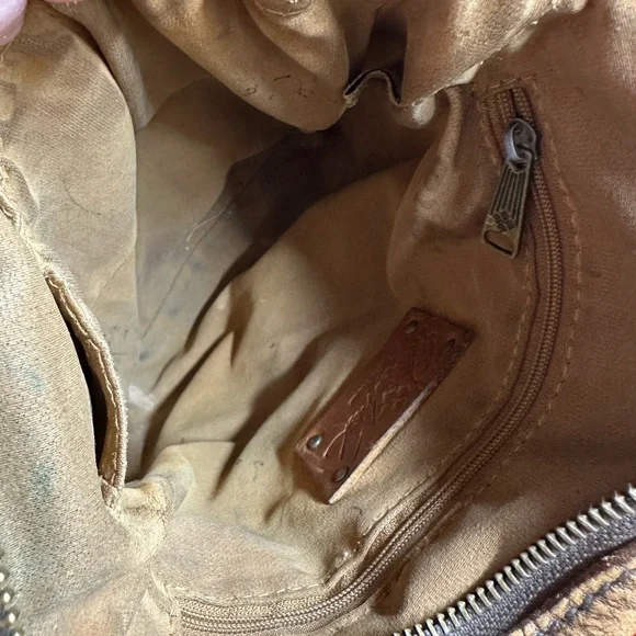 Patricia Nash Brown Leather Crossbody Bag - Picture 7 of 10